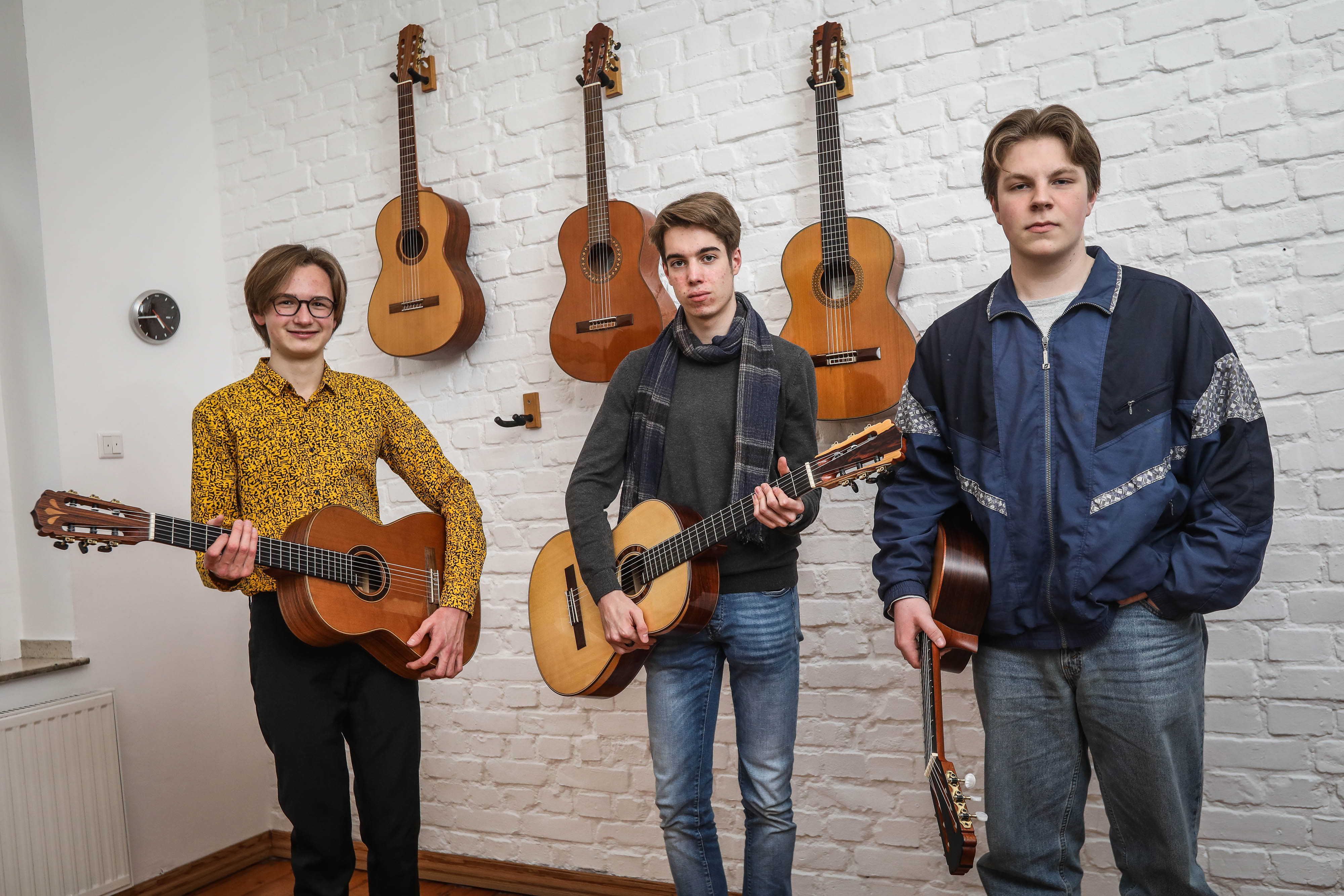 Jasper Blom, Philipp Brinkmann und Shea Kruse