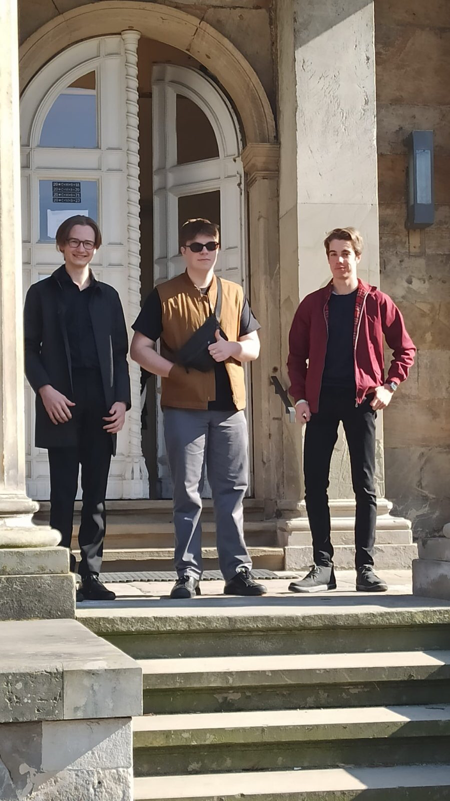 Shea Kruse, Jasper Blom und Philipp Brinkmann 