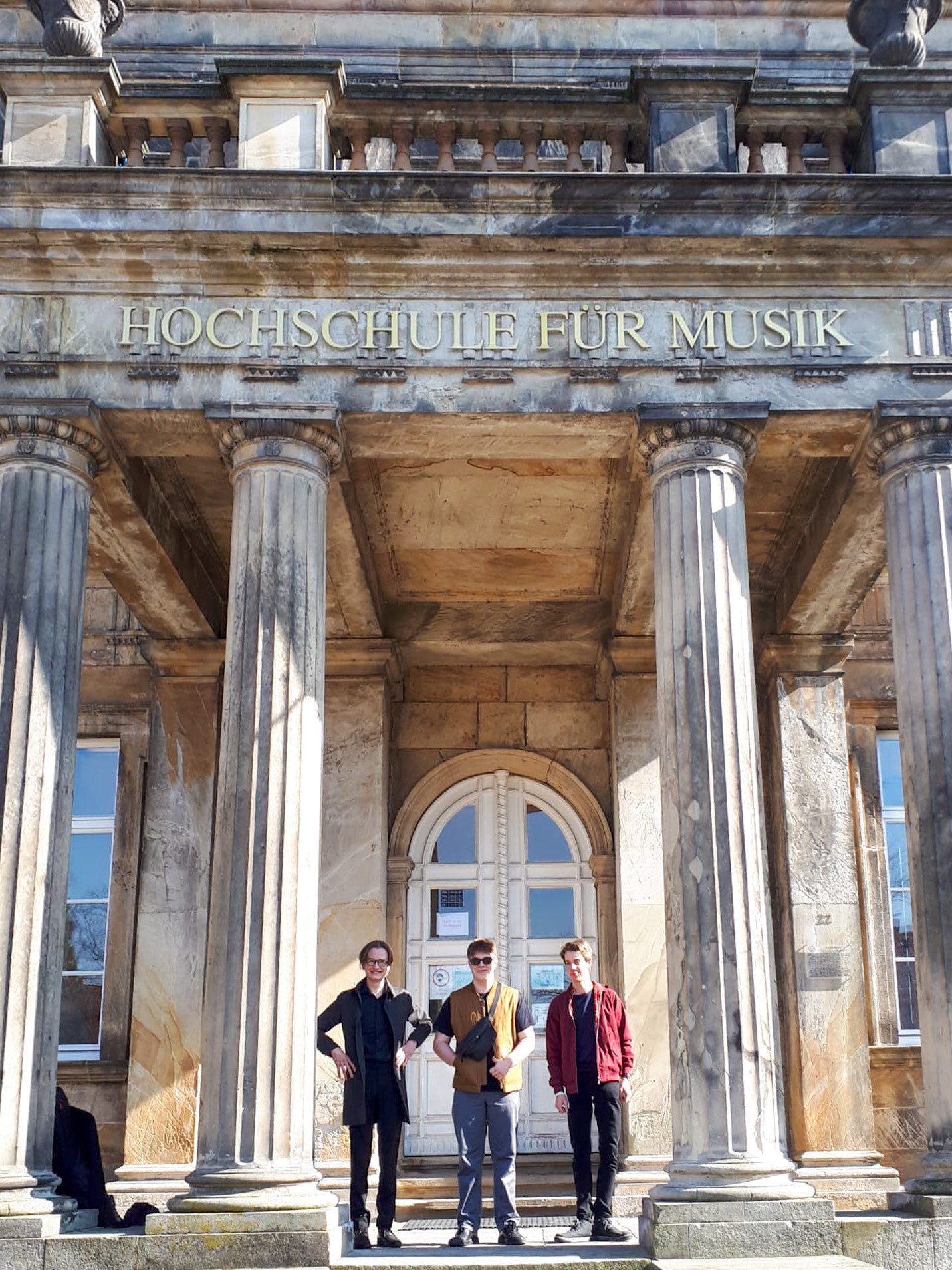 Shea Kruse, Jasper Blom und Philipp Brinkmann 